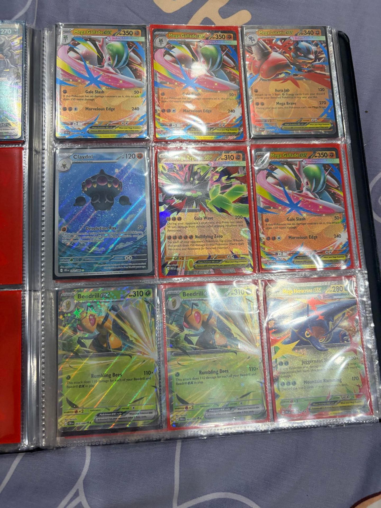 Binder Pokémon Mega Lucario / Gallade / Heracross EX